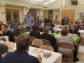 Shrove Tuesday Pancake Supper displaying compostable tableware.