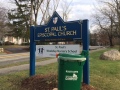 Black Earth Composting bin at St. Paul's