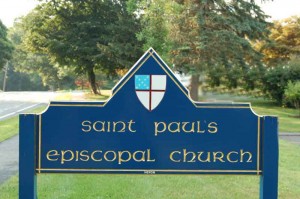 St. Paul's Episcopal Church Outside Sign